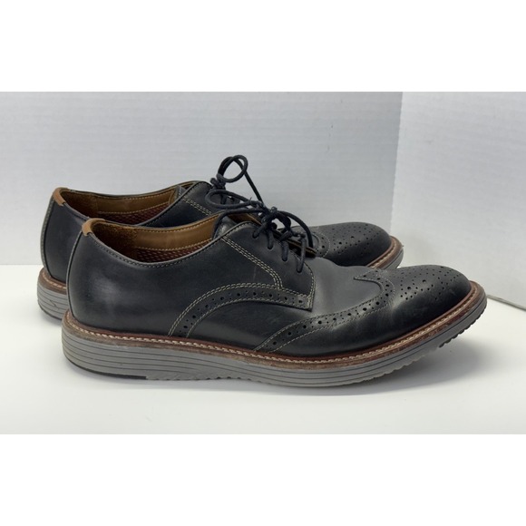 Johnston &‎ Murphy Quality Full Grain Leather Upton Wingtip 20-3531 Men's Sz 11M - Picture 1 of 9